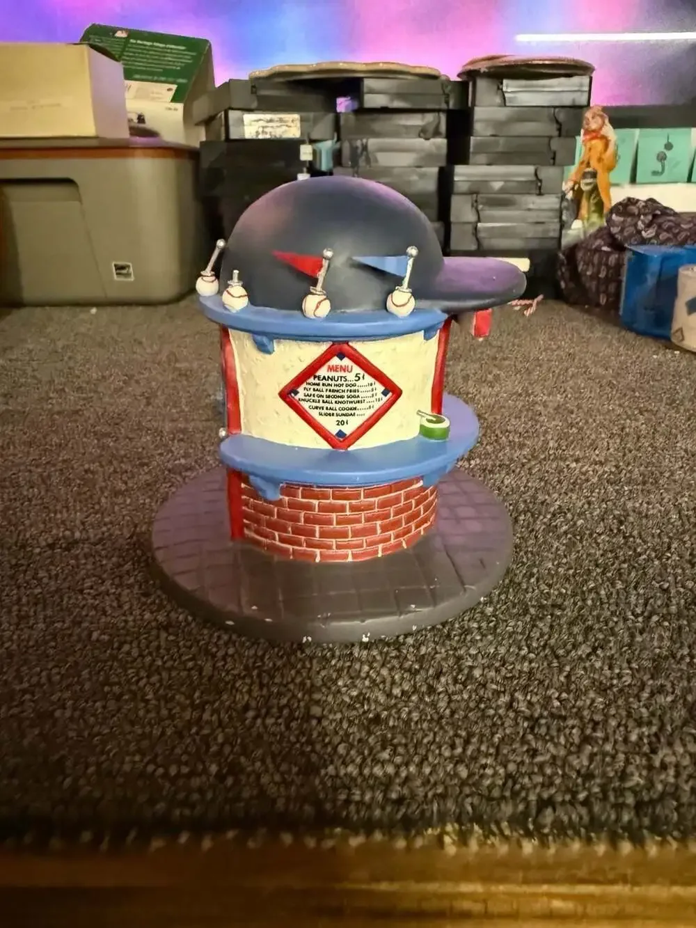 Department 56 Christmas in the City New York Yankees Refreshments Concession Sta